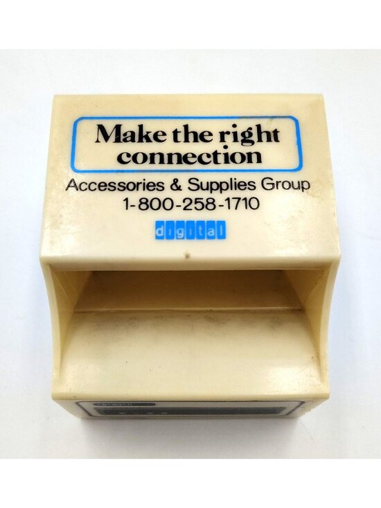 Vintage Digital Equipment Corp DEC Promotional Memo Pad Holder Desk Organizer VA